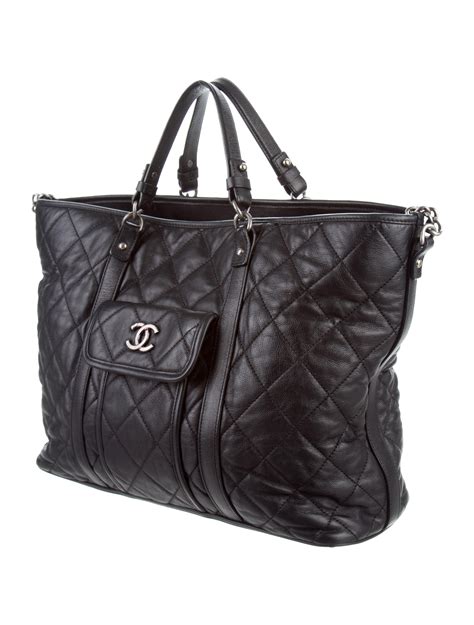 chanel transparent bag|large zipped shopping bag chanel.